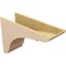 Ekena Millwork 10"W x 30"D x 20"H Classic Olympic Rough Cedar Woodgrain TimberThane Corbel, Primed Tan CORUR10X30X20OLYRCPR - alternate 3